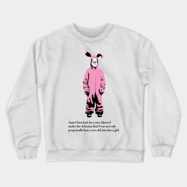 Pink Nightmare- Christmas Story Crewneck Sweatshirt by Pixel Paragon